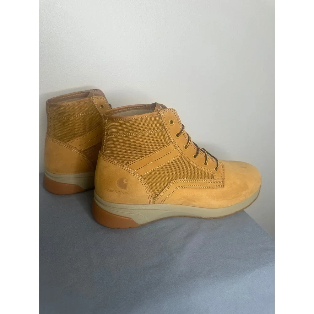 Carhartt Force 5 Inch Lightweight Sneaker Boots Tan Mens 12 FA5017-M EH Soft Toe